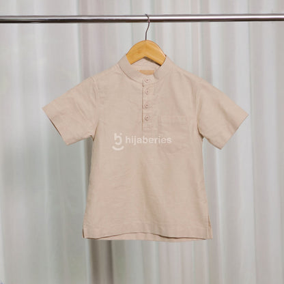 Hijaberies Raya - Koko Kids Basic Button | Baju Koko Anak Laki Laki dengan Aksen Kancing Minimalis