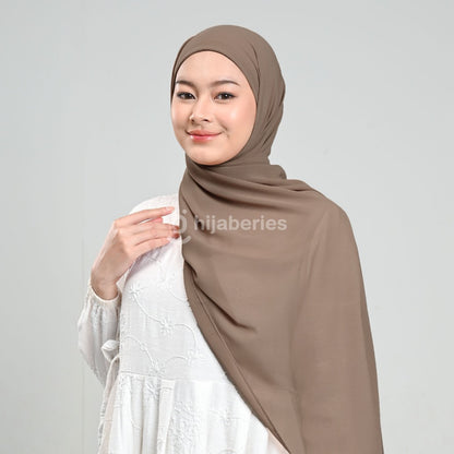 Hijaberies - Malaka Pashmina 2in1 Inner (Hijab Pashmina Instan dengan Fitur Inner)