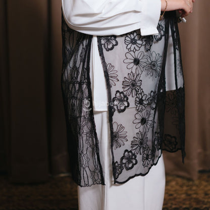 Hijaberies - Chantily Long Vest (Vest Brukat Wanita |  Cocok Untuk Acara Formal/Kondangan/Raya)