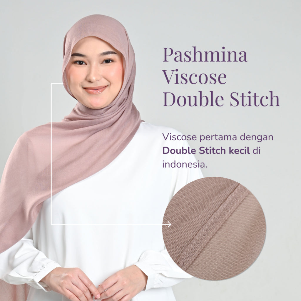 Hijaberies - Viscose Modal Double Stitch Pashmina