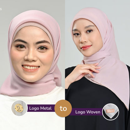 Hijaberies - Pollycotton Premium Nura Square (Kerudung Potton Jahit Tepi dan Neci)