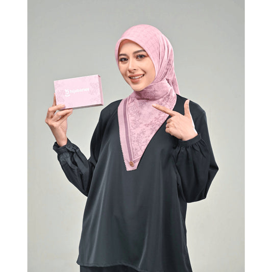 Hijaberies - Digital Box Magnet | Hijab Motif Segiempat with Exclusive Box Magnet (Kirim Random)