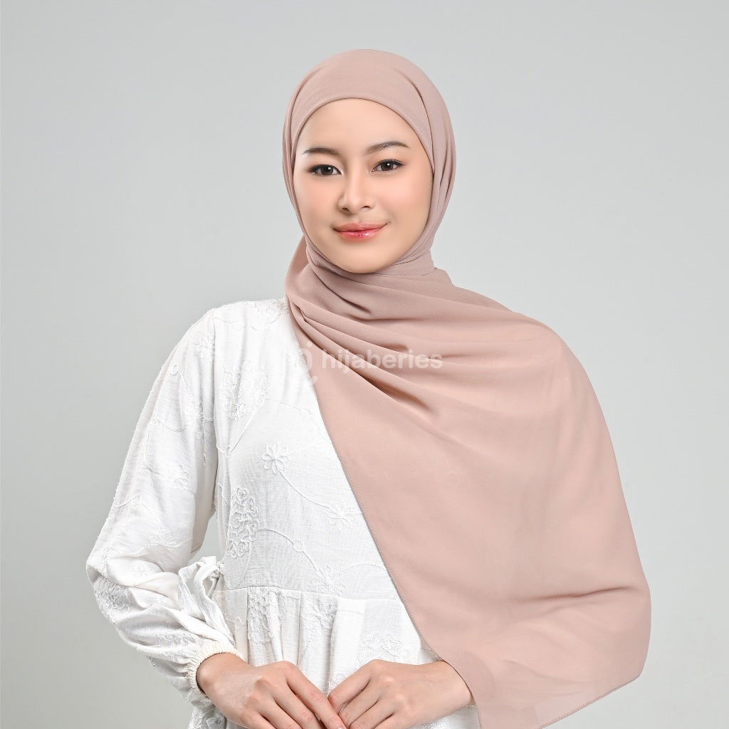 Hijaberies - Malaka Pashmina 2in1 Inner (Hijab Pashmina Instan dengan Fitur Inner)