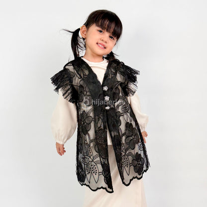 Hijaberies - Chantily Vest Kids (Vest Cantik dengan Look Anggun untuk Anak Perempuan | Cocok Untuk Acara Formal/Kondangan/Raya)