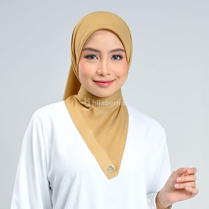 Hijaberies - Emily Paris Plain LC (Hijab Segiempat Paris Voile)