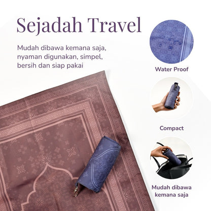 Hijaberies - Sejadah Travel (On The Go Prayer Mat | Sejadah Travel Kekinian)