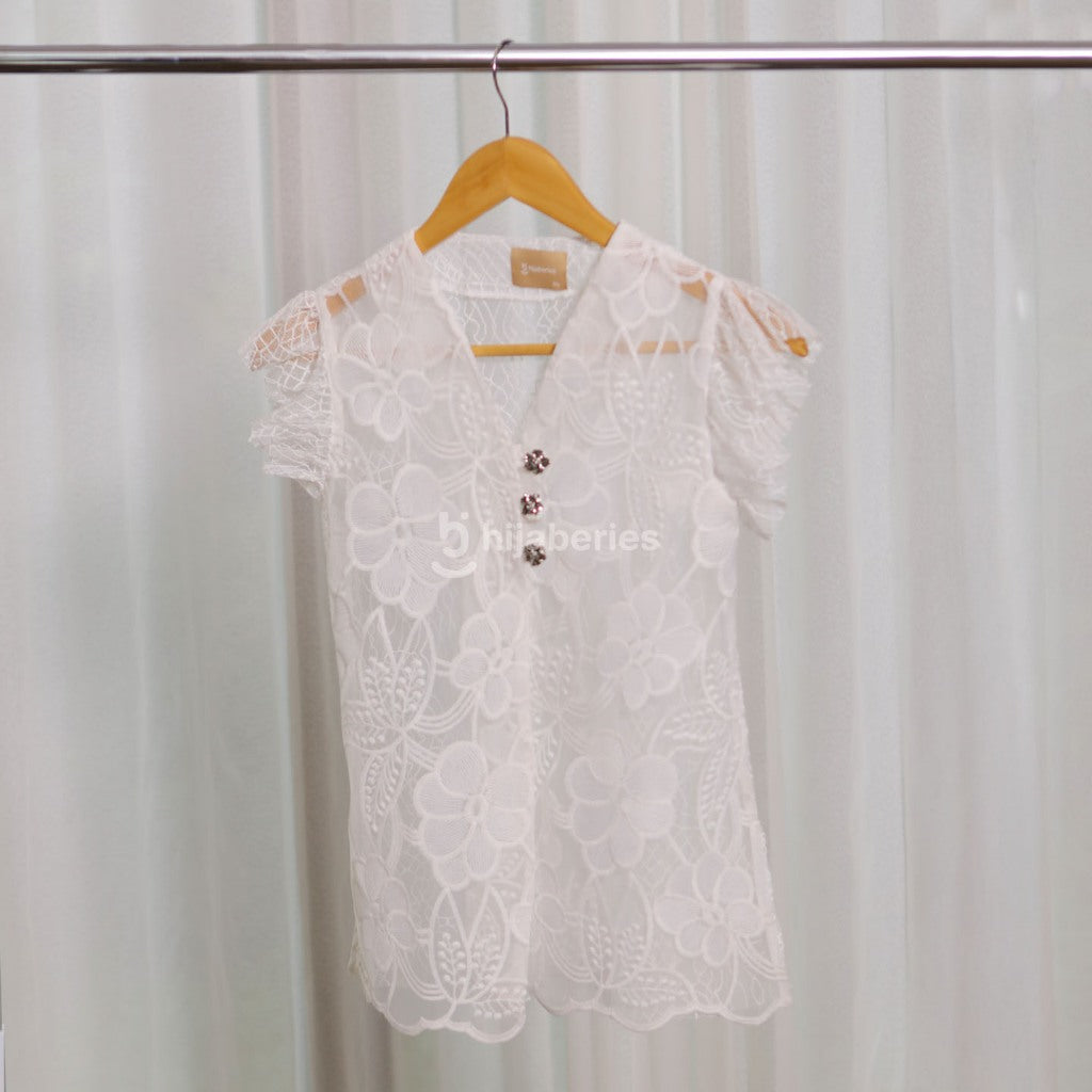 Hijaberies - Chantily Long Vest (Vest Brukat Wanita |  Cocok Untuk Acara Formal/Kondangan/Raya)