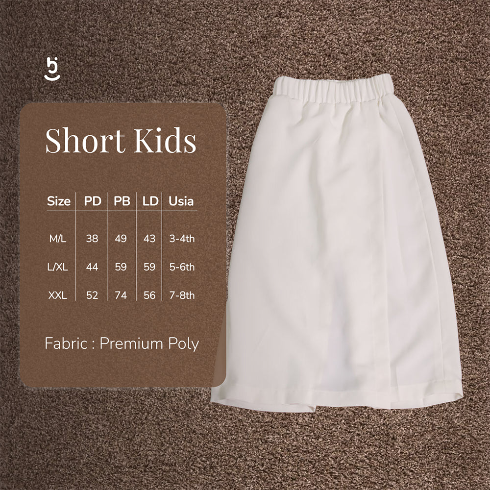 Hijaberies - Skort Kids (Rok + Celana 2in1 Nyaman untuk Anak Perempuan | Cocok Untuk Acara Formal/Kondangan/Raya)