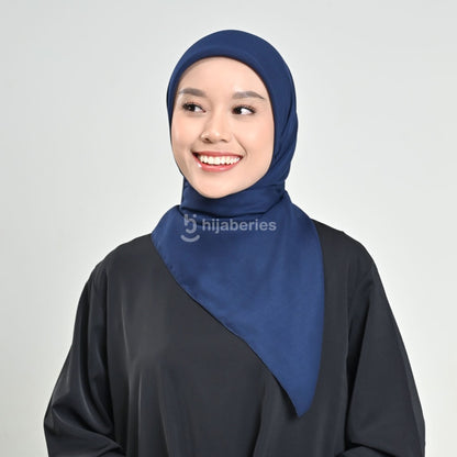 Hijaberies - Pollycotton Premium Nura Square (Kerudung Potton Jahit Tepi dan Neci)