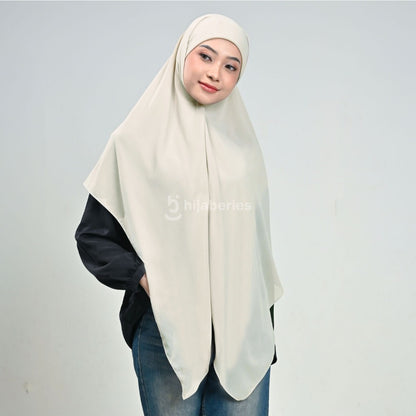 Hijaberies - Khiban Instan (Hijab Bandana Instan 2 Layer Bahan Ceruty Babydoll | Hijab Syar'i)