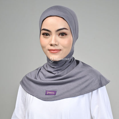 Hijaberies - Inner Hijab Ninja Button (Ciput Model Ninja Bahan Cotton Rayon)