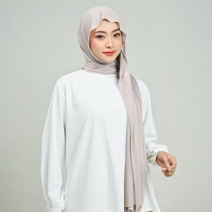 Hijaberies - Viscose Rayon Pashmina (Hijab Pashmina bahan Viscose Rayon)