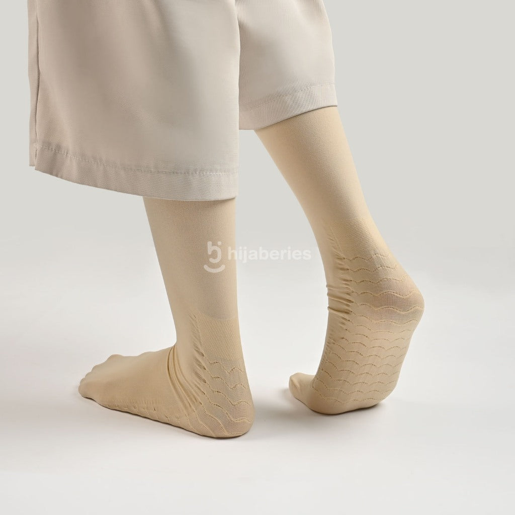 Hijaberies - Turkiye Umrah Sock (Kaos Kaki Umroh Anti Slip)