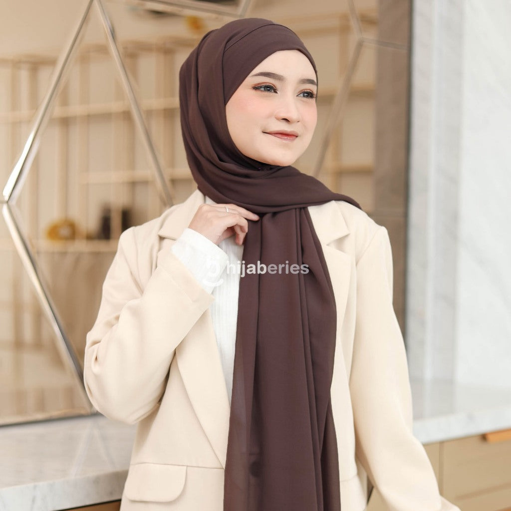 Hijaberies - Jiran Pashmina Instan Tali Malay Looks