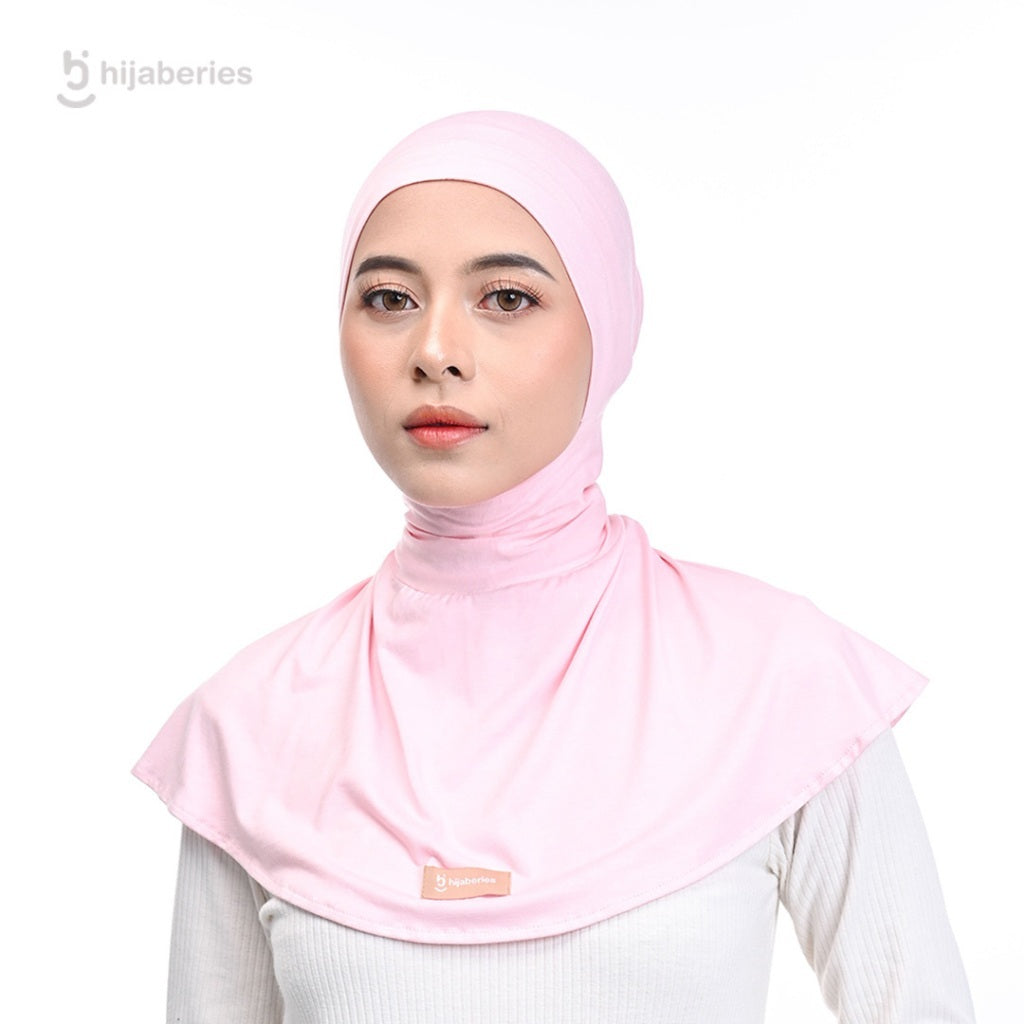 Hijaberies - Inner Hijab Ninja Button (Ciput Model Ninja Bahan Cotton Rayon)