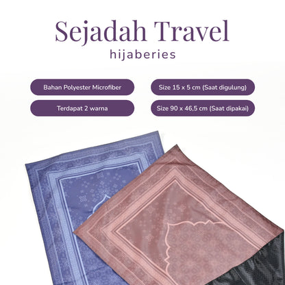 Hijaberies - Sejadah Travel (On The Go Prayer Mat | Sejadah Travel Kekinian)