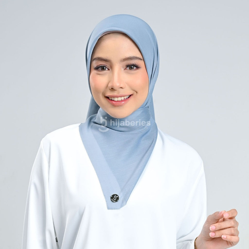 Hijaberies - Emily Paris Plain LC (Hijab Segiempat Paris Voile)