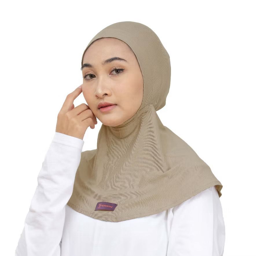 Hijaberies - Inner Hijab Ninja Button (Ciput Model Ninja Bahan Cotton Rayon)