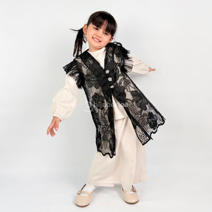Hijaberies - Chantily Vest Kids (Vest Cantik dengan Look Anggun untuk Anak Perempuan | Cocok Untuk Acara Formal/Kondangan/Raya)