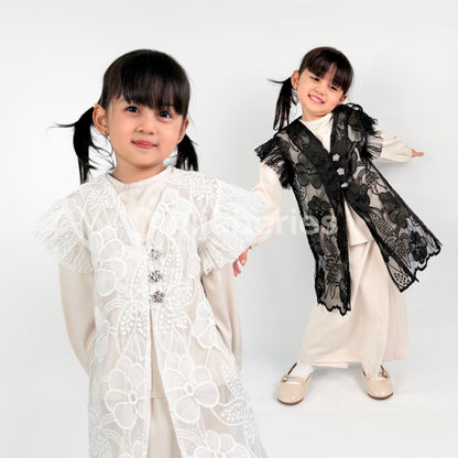 Hijaberies - Chantily Vest Kids (Vest Cantik dengan Look Anggun untuk Anak Perempuan | Cocok Untuk Acara Formal/Kondangan/Raya)