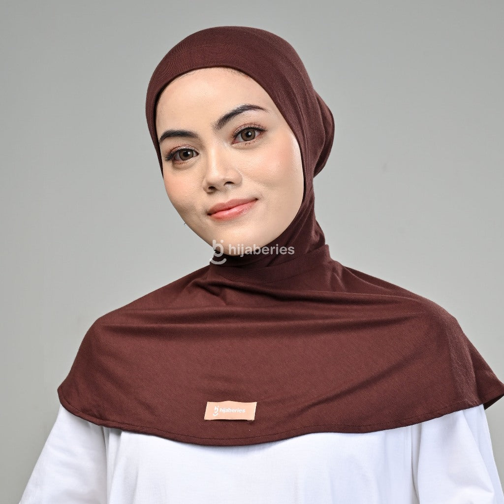 Hijaberies - Inner Hijab Ninja Button (Ciput Model Ninja Bahan Cotton Rayon)