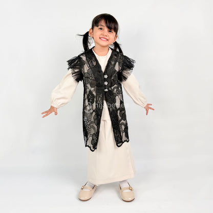 Hijaberies - Chantily Vest Kids (Vest Cantik dengan Look Anggun untuk Anak Perempuan | Cocok Untuk Acara Formal/Kondangan/Raya)
