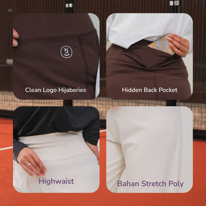 Hijaberies Motion Series - Highwaist Flare Pants (Celana Sport Highwaist Model Flare yang Stylist)