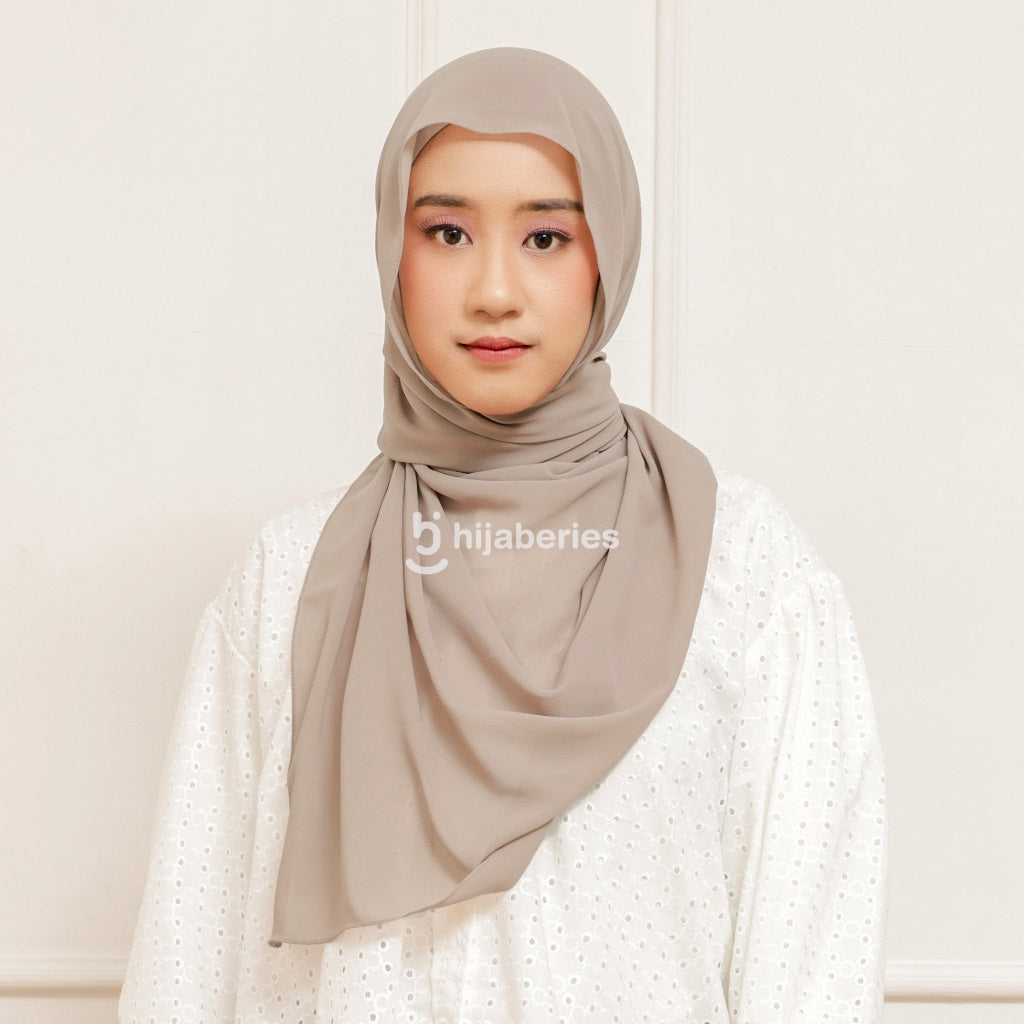 Hijaberies - Lily Pashmina 2in1 Inner Premium (Hijab Pashmina Instan dengan Ciput Long Headband)