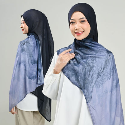 Hijaberies - Pashmina Viscose Modal Print (Viscose Modal Printing dengan Packaging Tube | Kirim Random)