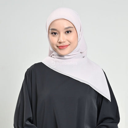 Hijaberies - Pollycotton Premium Nura Square (Kerudung Potton Jahit Tepi dan Neci)