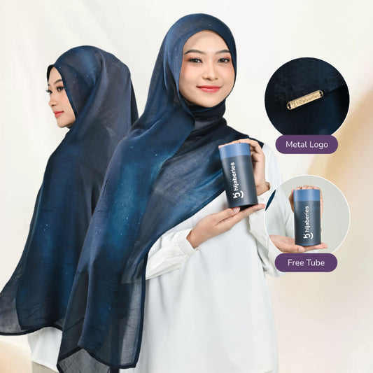 Hijaberies - Pashmina Viscose Modal Print (Viscose Modal Printing dengan Packaging Tube | Kirim Random)