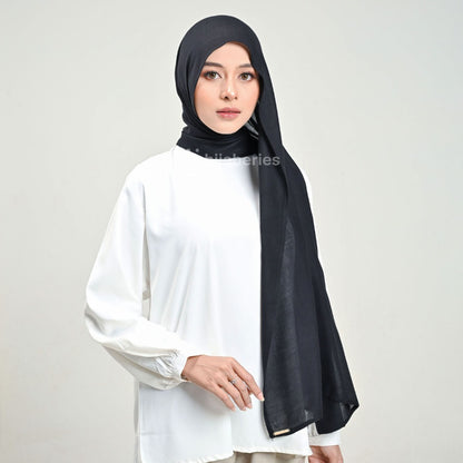 Hijaberies - Vista Viscose Pashmina (Hijab Pashmina Modal Viscose with Exclusive Box)