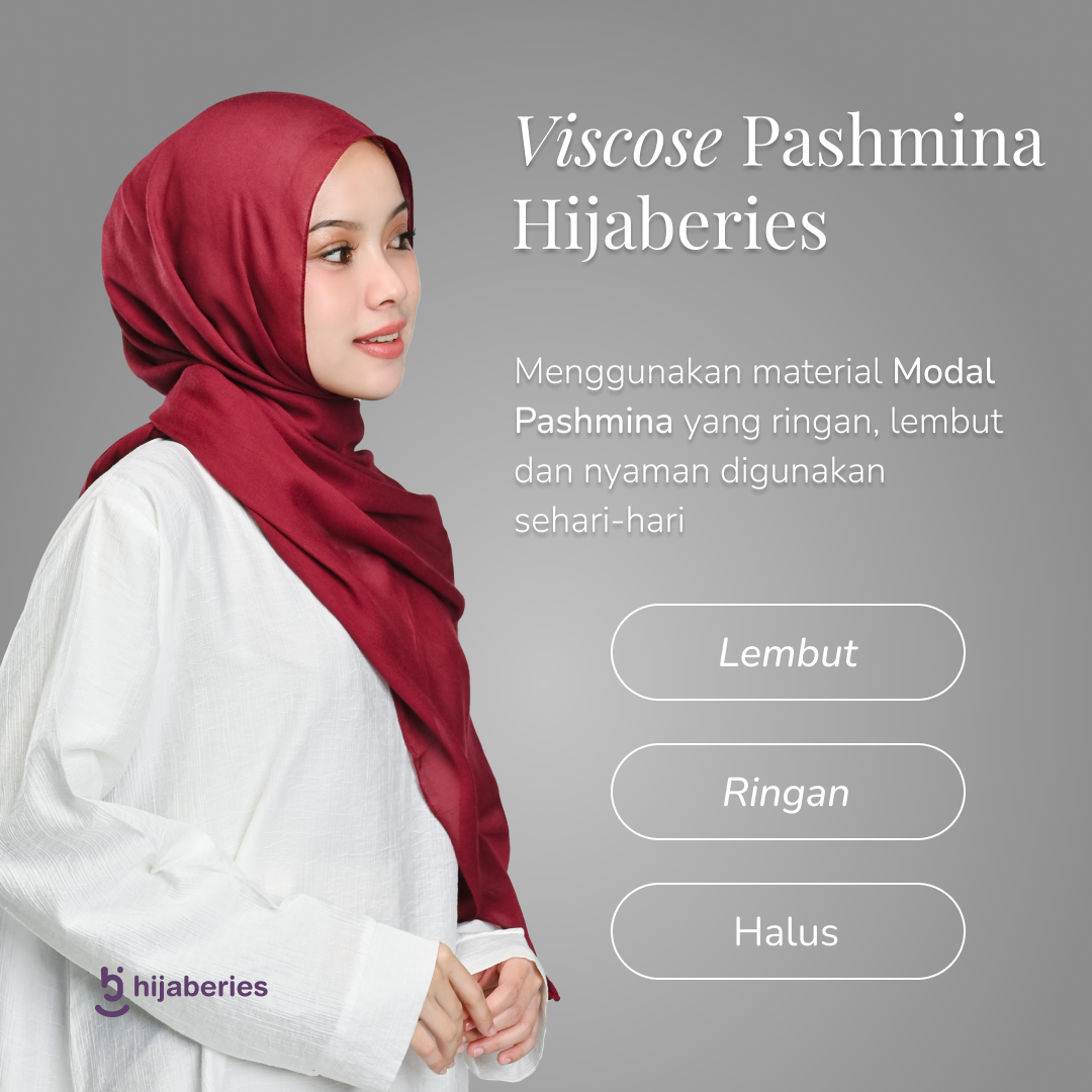 Pashmina Viscose Hijaberies - Soft Taupe