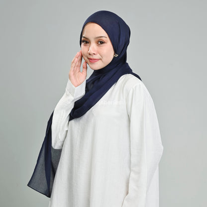 Pashmina Viscose Hijaberies - Navy