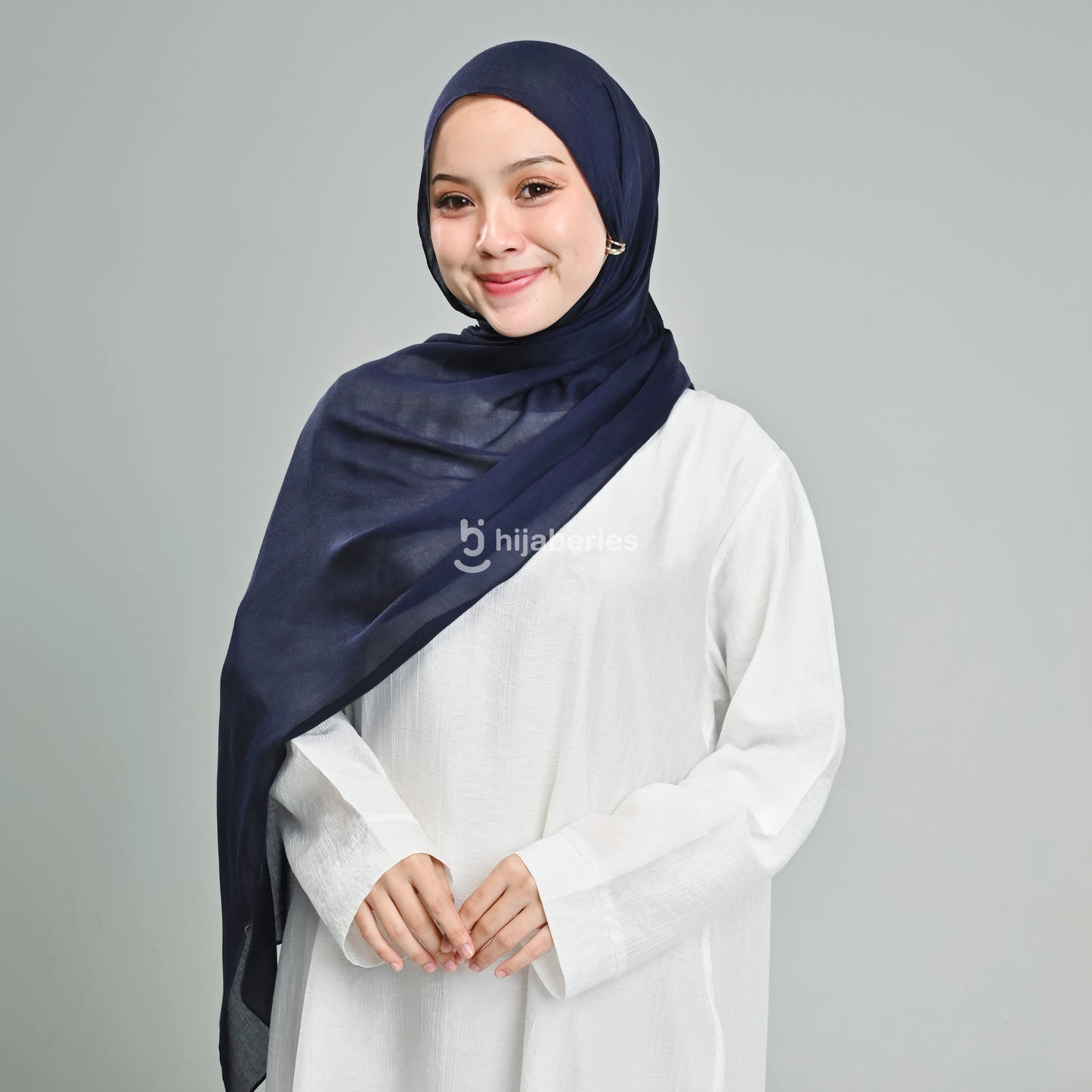 Pashmina Viscose Hijaberies - Navy