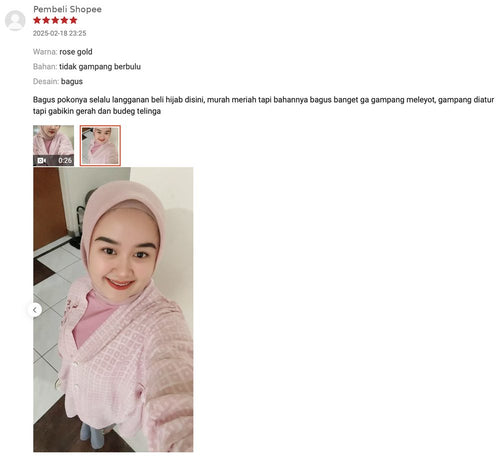 Screenshot ulasan pembeli 1