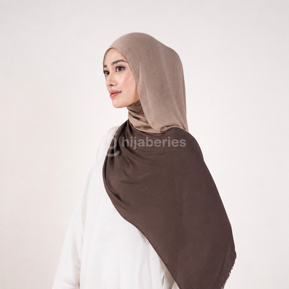 Hijaberies - Pashmina Festive Collection (Hijab Pashmina Premium Elegan dan Flowy untuk Kondangan, Lebaran & Acara Spesial)