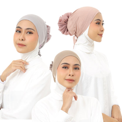 Hijaberies - Inner Scrunchie (Ciput Hijab Cepol Bunga)
