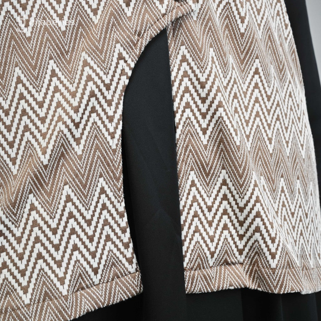 Hijaberies - Outer Knit Cotton Zigzag (Vest Wanita Bahan Knit Cotton)