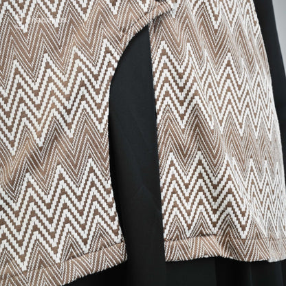 Hijaberies - Outer Knit Cotton Zigzag (Vest Wanita Bahan Knit Cotton)