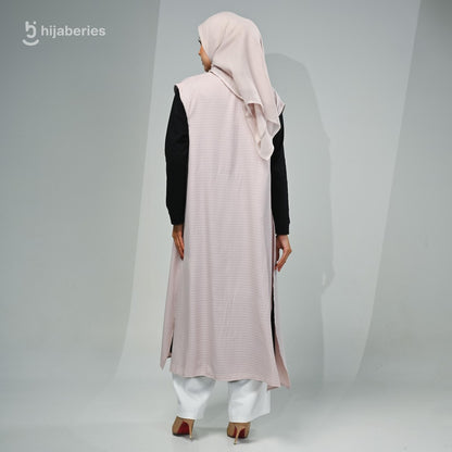Hijaberies - Outer Long Jacquard (Cardigan Wanita Bahan Viscose Jacquard)