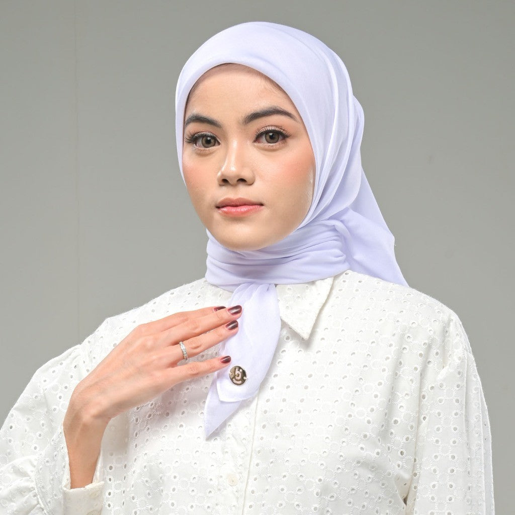 Hijaberies - Baby Voal Square (Hijab Segiempat Voal Exclusive Ukuran 110x110 cm)