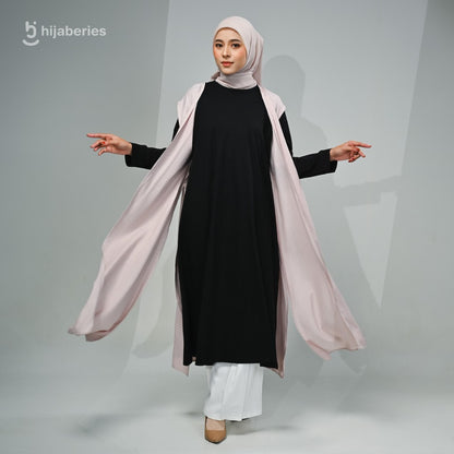 Hijaberies - Outer Long Jacquard (Cardigan Wanita Bahan Viscose Jacquard)