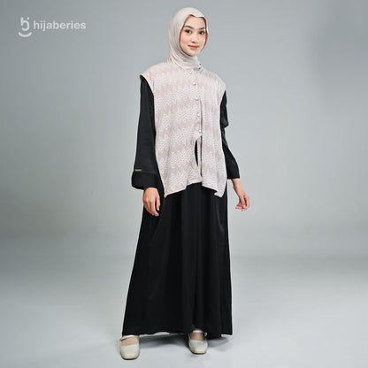 Hijaberies - Outer Knit Cotton Zigzag (Vest Wanita Bahan Knit Cotton)