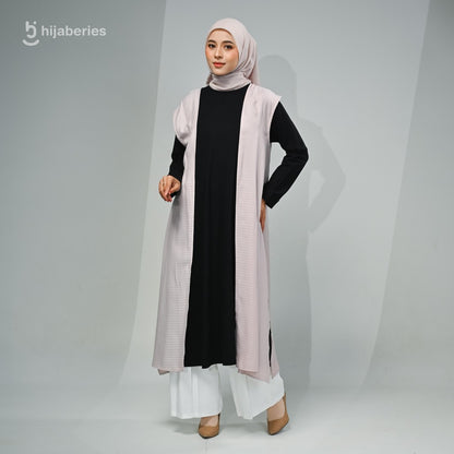 Hijaberies - Outer Long Jacquard (Cardigan Wanita Bahan Viscose Jacquard)