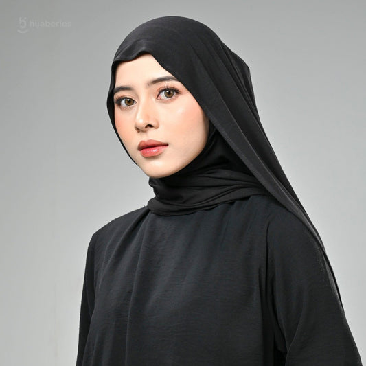 Kesa Pashmina Kaos – Black