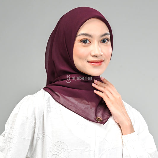 Paris Basic Japan Soft Touch Neci 4 Sisi Hijaberies - Burgundy