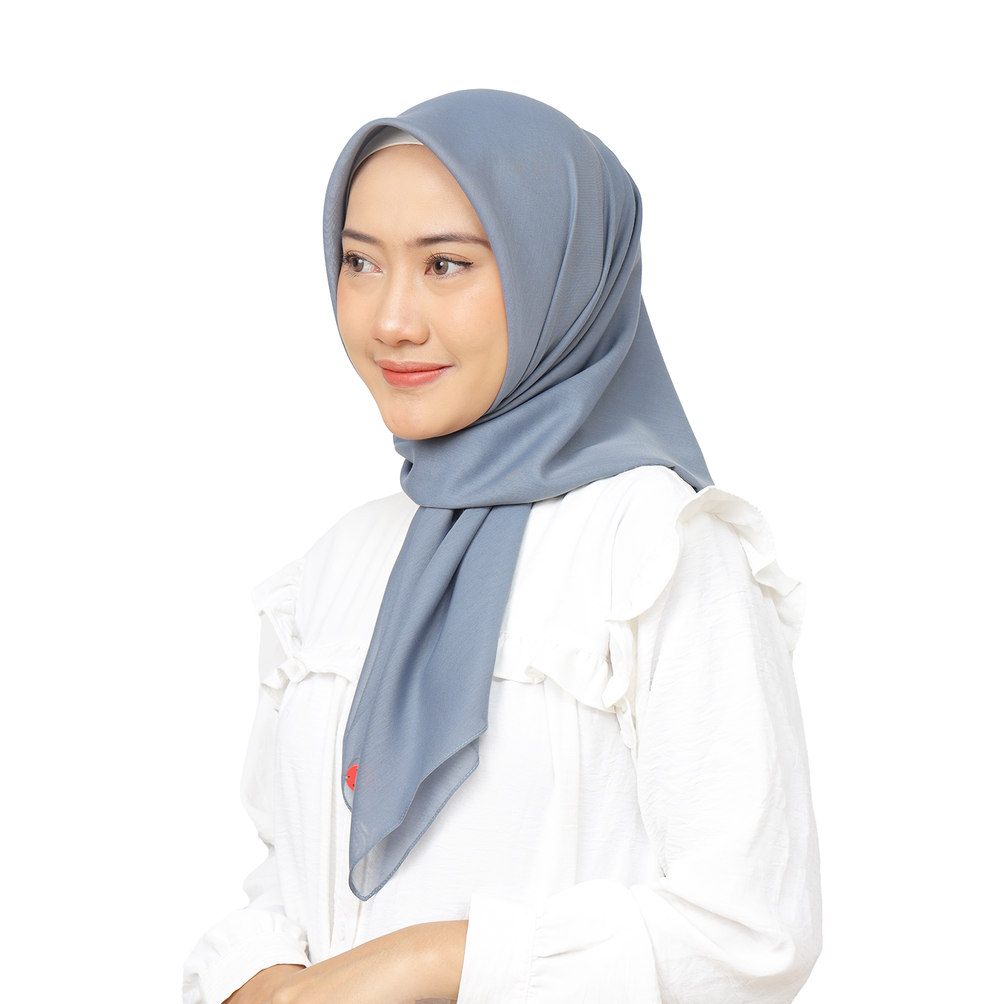 Emily Square All Fit Hijaberies - Denim Grey