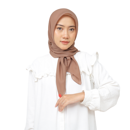 Emily Square All Fit Hijaberies - Latte