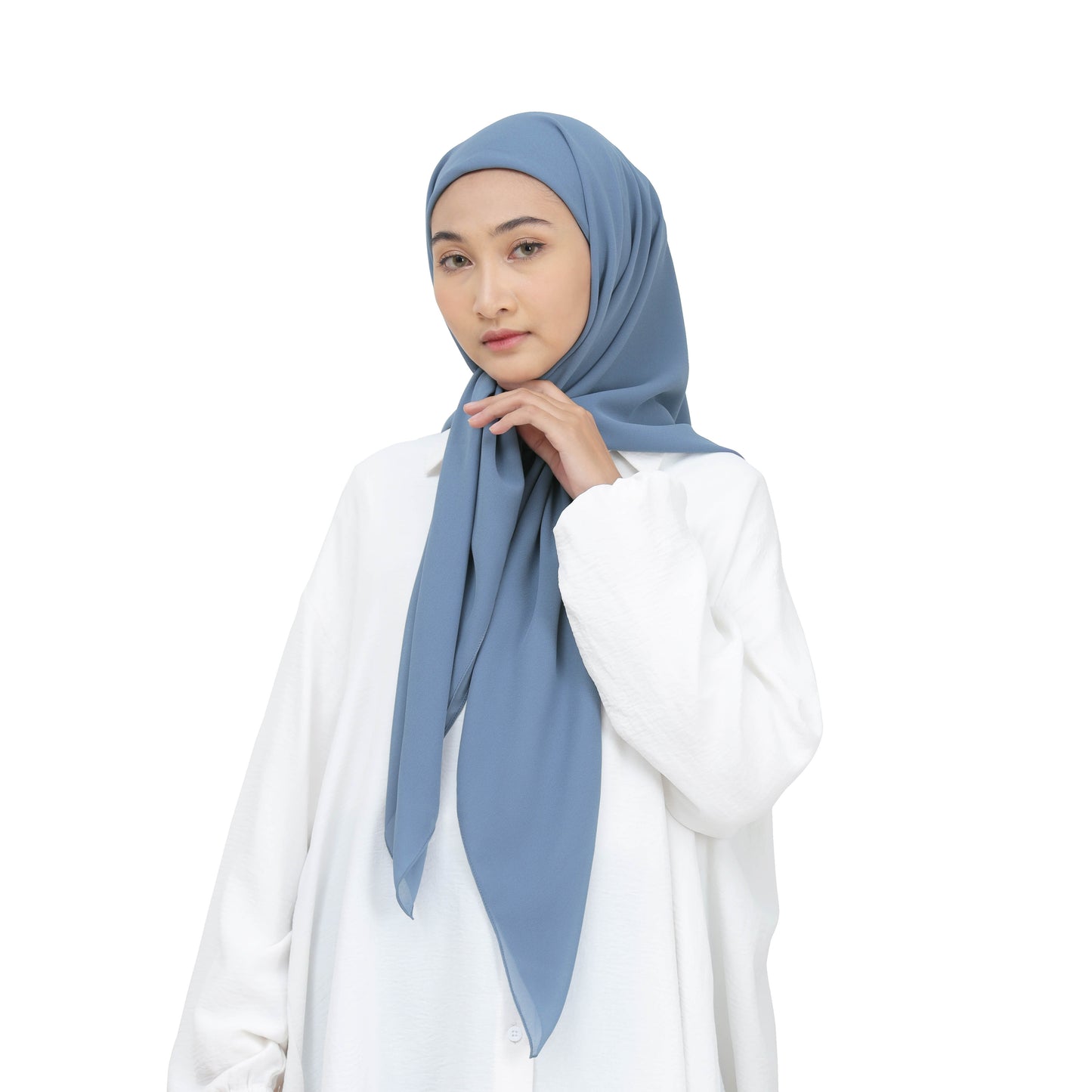 Nussa Square Inner Hijaberies - Denim Blue